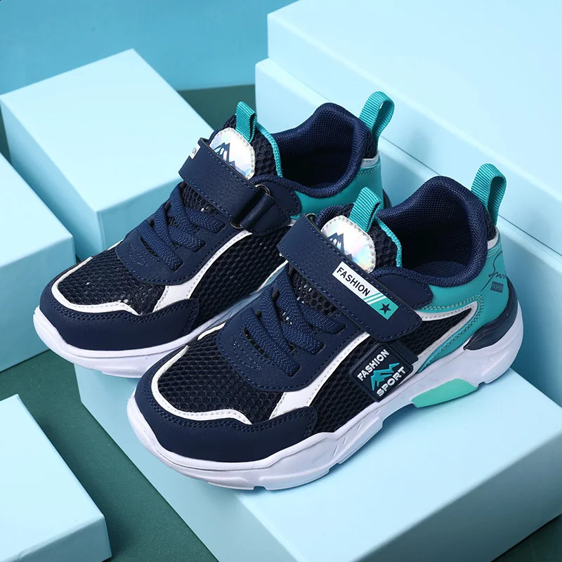 Single Net Childrens Shoes Boys Sneakers Summer Breathable Non-slip Surface Girls Casual Tennis Sports Running Outdoor Shoes 250519