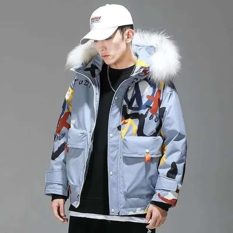 Men's Outerwear, Down Jacket, New Short Style, Thick Workwear, Winter Outerwear Designer