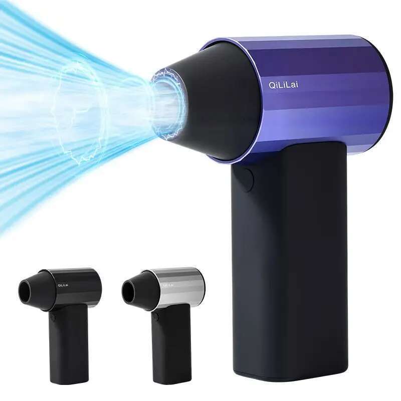 QiLiLai Handheld Mini Turbo Jet Fan40mmBrushlessPowerful Blower Compressed air Duster for Car Dryer/PC/Home