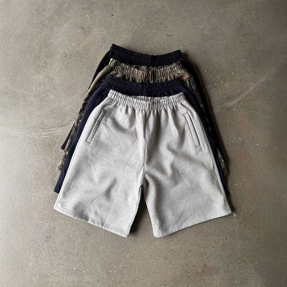 Summer 2025 Men's and Women's Fashion Loose Shorts High Elastic Letter Embroidered Seven Part Waist Pants