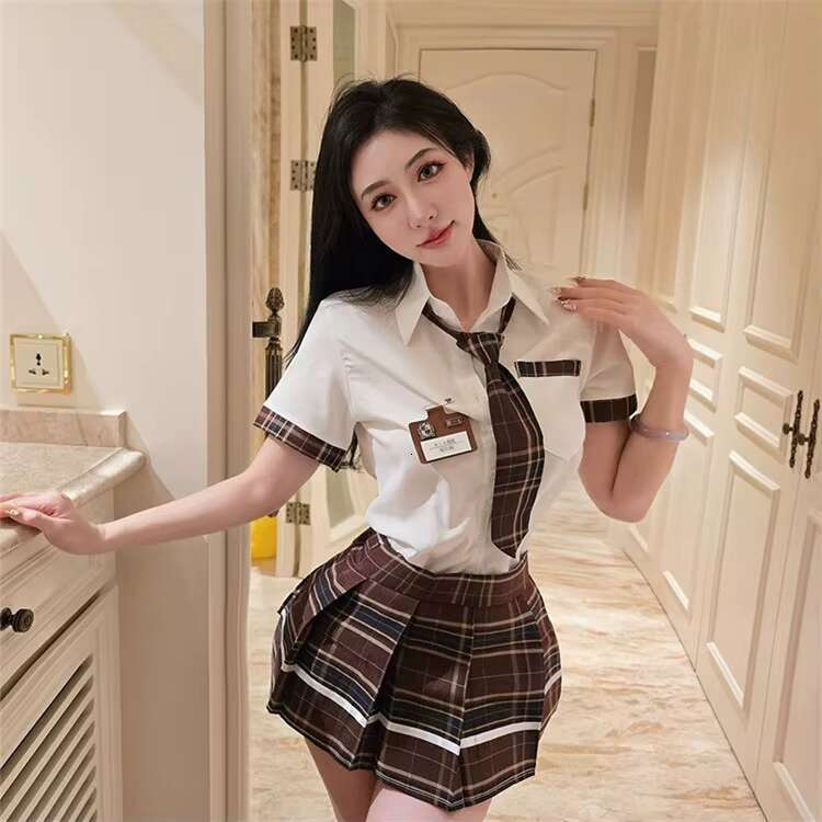 Women Sexy School Cosplay Costumes Student Uniform Lingerie