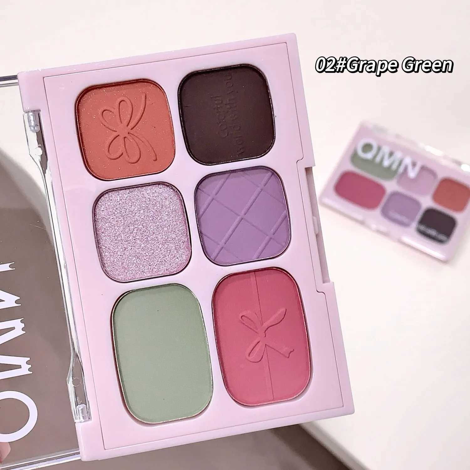 Moonlight Rose Eyeshadow Palette Color-developing Six-color Matte Eyeshadow Palette Eyeshadow Comprehensive PaletteXJ250520