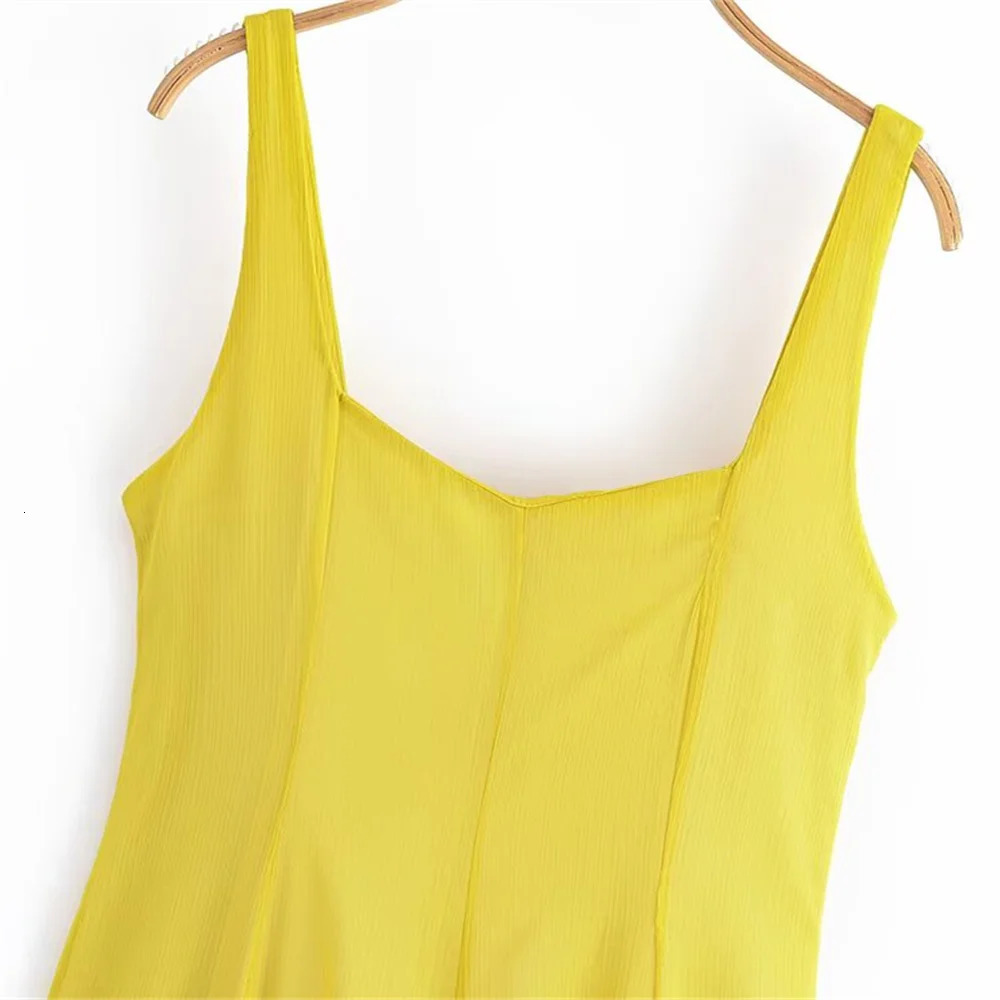 UNIZERA Womens Dress Fashionable Vacation Style Wide Shoulder Straps Folded Flute Summer 250520