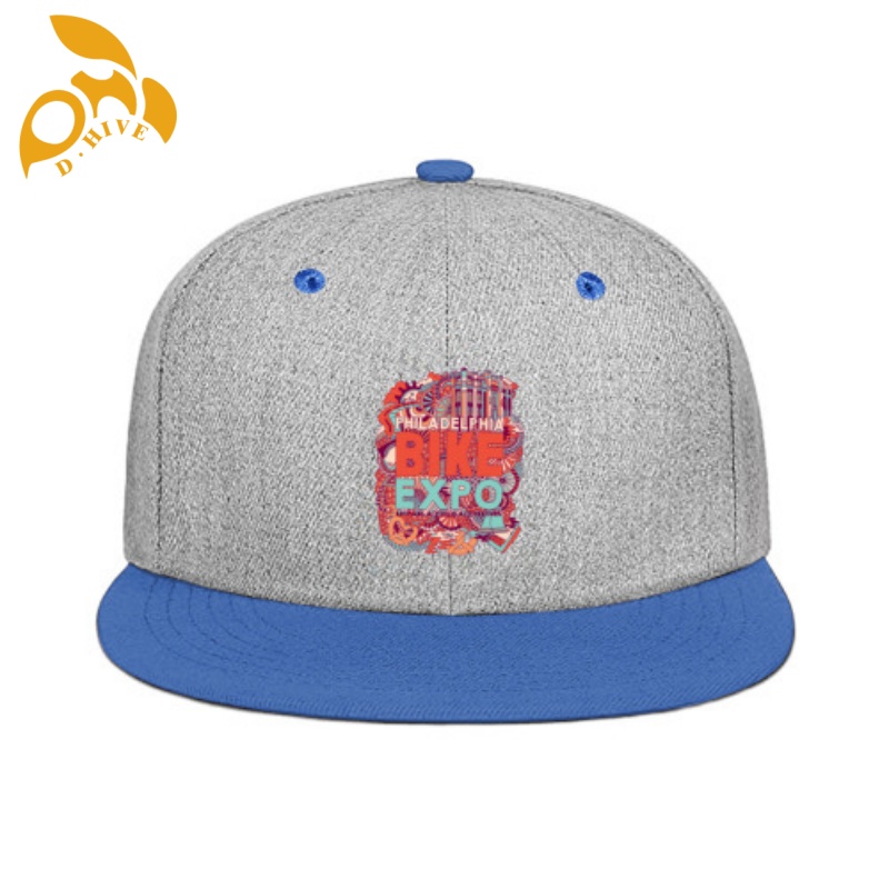 Free shipping Customized Flat brim hip-hop hat denim fashion Spring Male Female Outdoor Wide Brim Hats