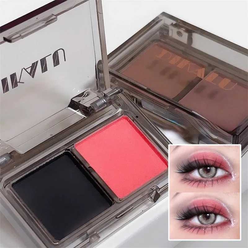 Waterproof Red Black Eyeshadow Palette Makeup Lasting Easy To Color Matte Eyeshadow Pressed Glitter Eyeshadow Korean Cosmetics W250520