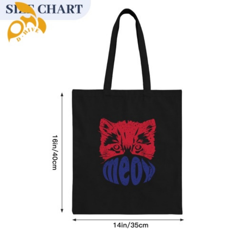 Free shipping.TOP fashion designers customize lightweight and high-quality black full-print canvas tote bags.
