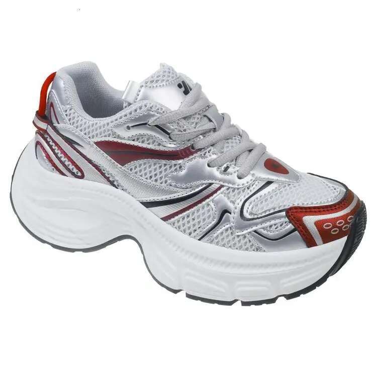 Casual Shoes for Women Spring And Summer Thick Bottom Sneakers Mesh Show Feet Small Outdoor Sneaker