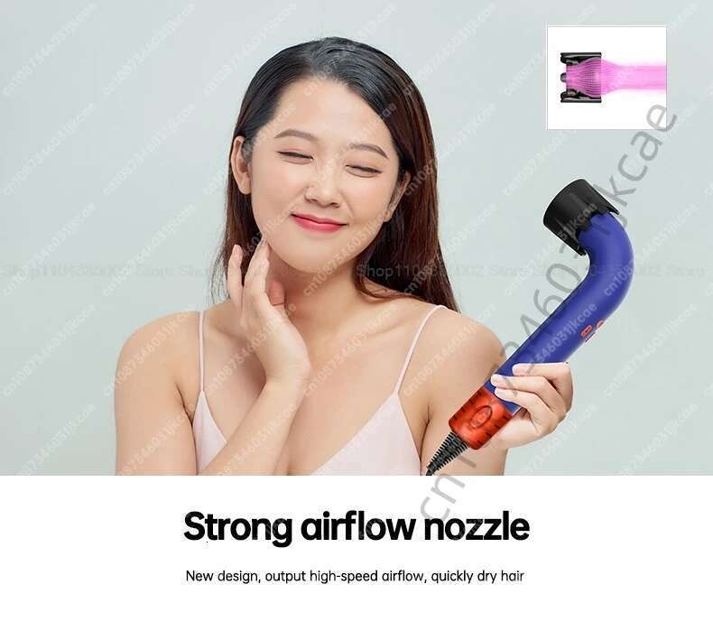 New Professinal Leafless Negative Hair Care Quick Dry Home Powerful Hairdryer Constant 200 Million Anion Blow Dryer