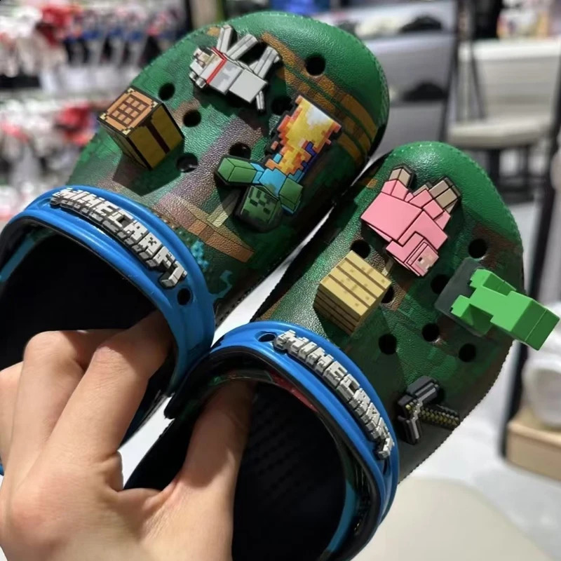 My World Anime Game Children Adult 3d Home Beach Shoes Summer Slippers Hole Sandals Slippers Eva Sandals For Kids Gift 250519