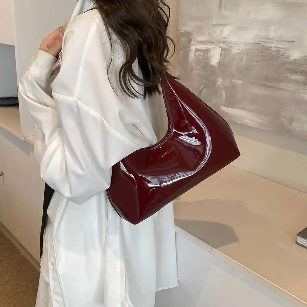 Women Bury Y2k Handbags Shoulder Bag Design Half Moon Handbag Fashion Small Crescent Underarm Bags Purse