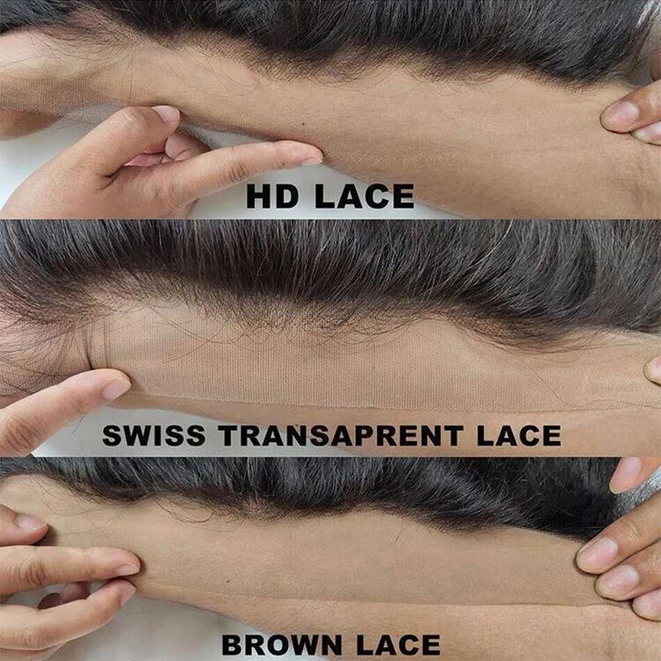 13x4 Kinky Lace Front Wigs For Women 100% Brazilian HD Deep Wave Frontal Water Curly Human Hair Wig Sale