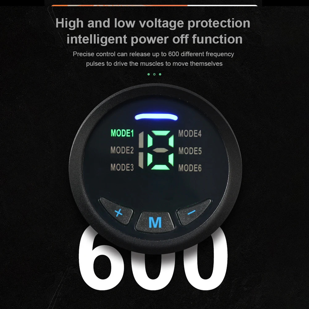 Abdomen-Building Device with Arm Trainer Abdomen Muscle Stimulator Portable Abdominal Training Device 6 Modes for Men Women 250512