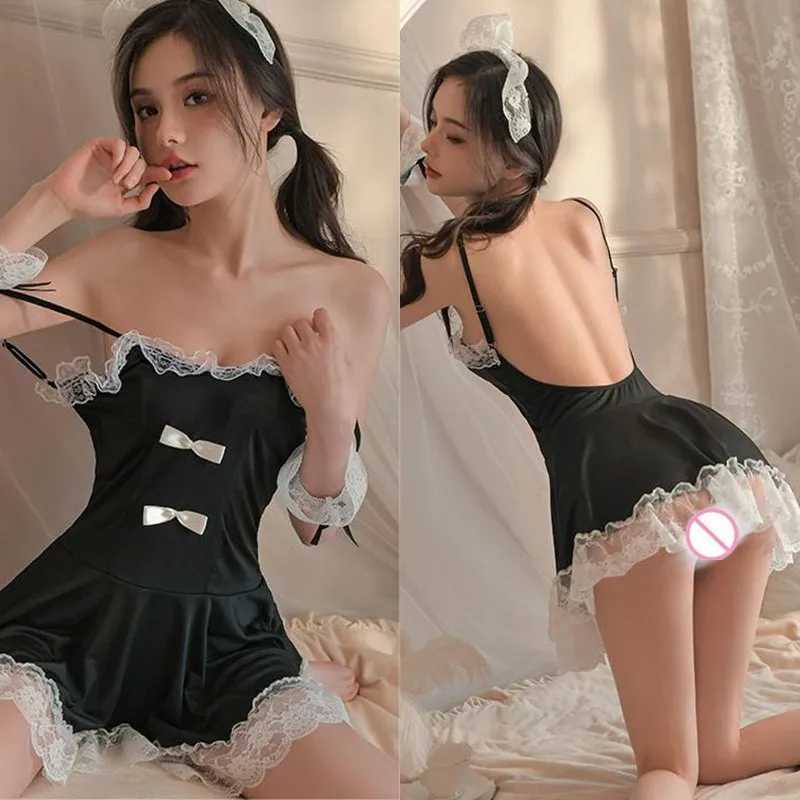 Sexy lingerie dress Lace suspender uniform set lolita costumes sexy womans clothing Dresses gala Sexy bra R250520