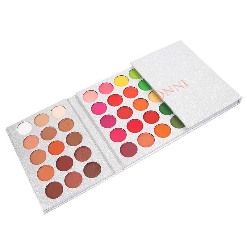 VERONNI New Makeup Eyeshadow Palette Gorgeous Me 65 Colors Pressed Glitter Eyeshadow Palette Color Board Palette W250520