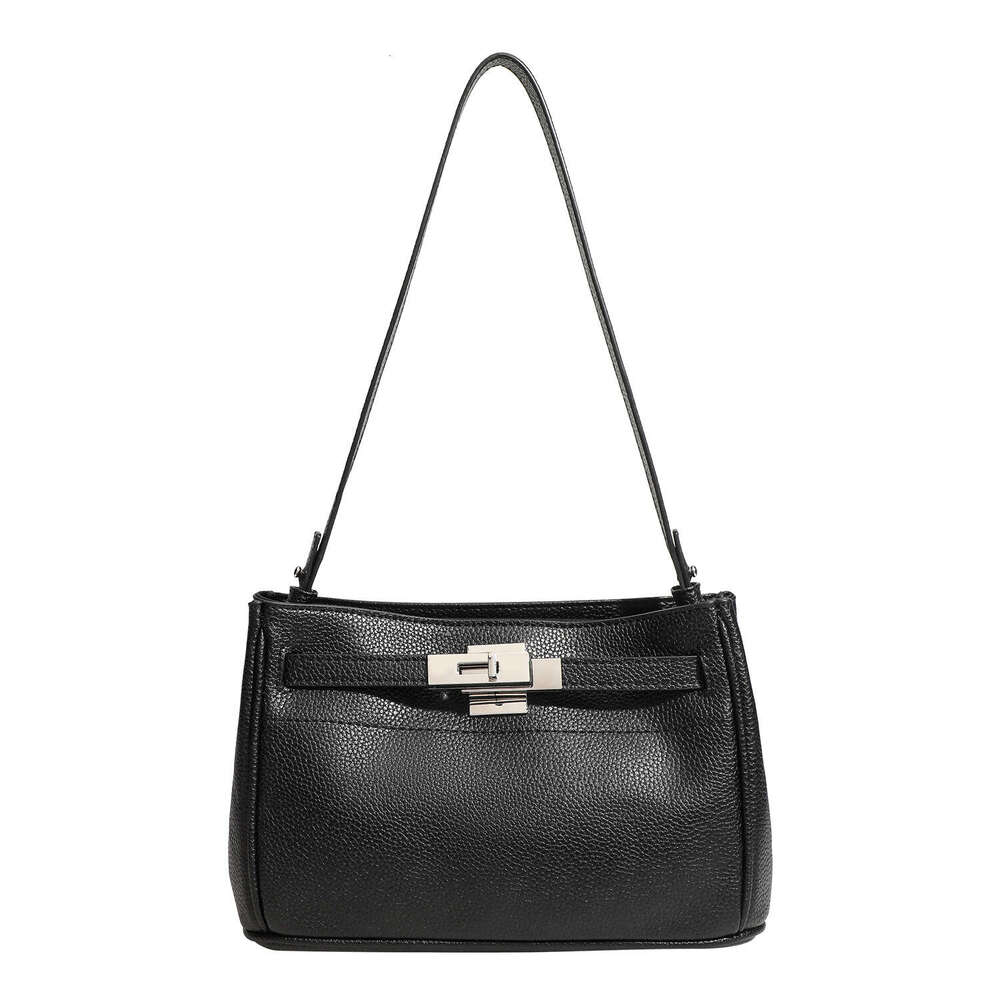 Women's Bags Designer Litchi Patterned For Women, High-End Sensory Communication Niche Versatile Single Shoulder Crossbody Bag, Trendy Bag