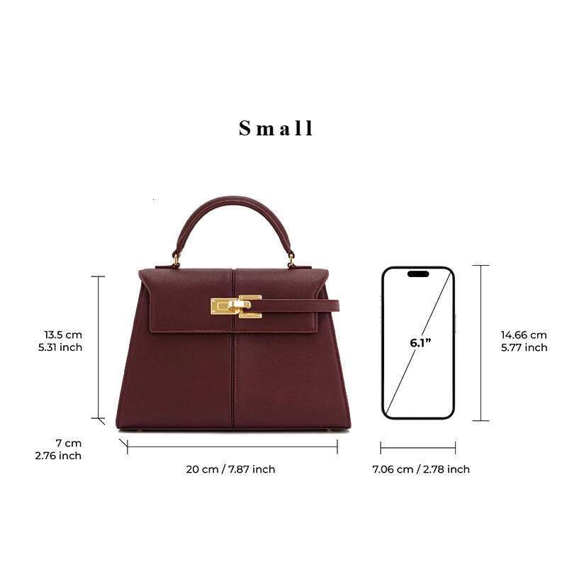 JW PEI Women's Handbag Elise Designer Fashion 2025 New Wine Red Tote Small&Large Square Crossbody Premium Women Bag