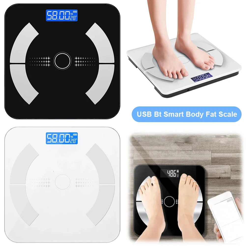 Smart Scale Bluetooth-Compatible Auto Recognition Smart Body Fat Scale Fat BMI BMR Muscle Mass Wireless Digital Bathroom Scale 250513