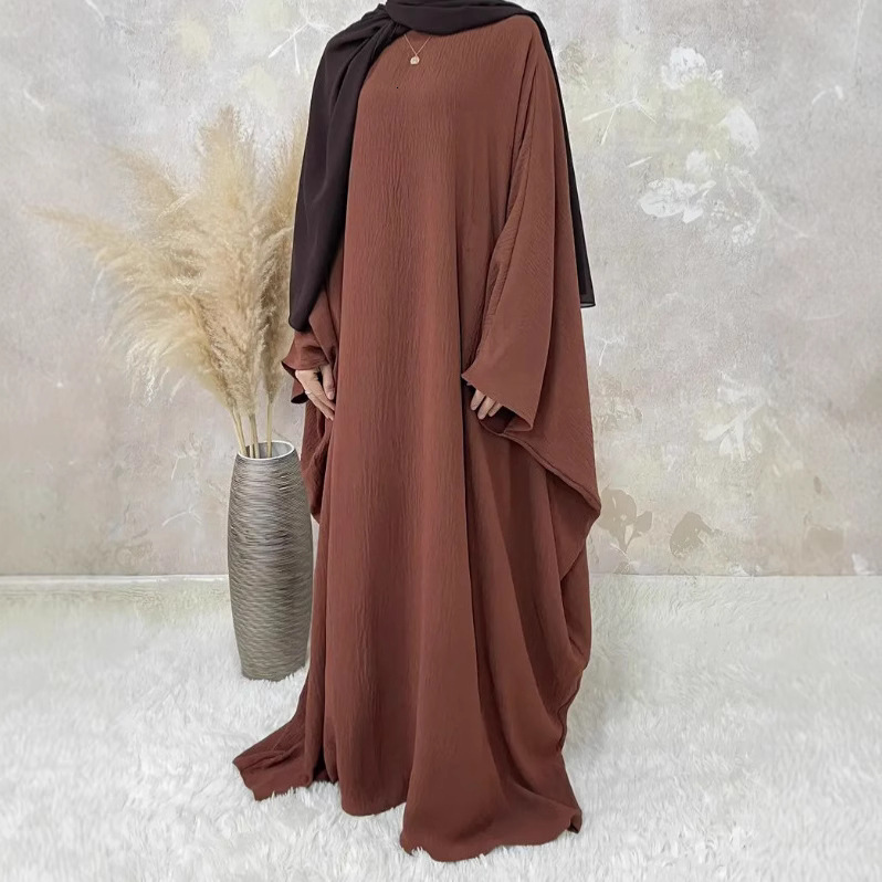 Designer Fashion 2025 Loose Solid Color Women Dress Robe