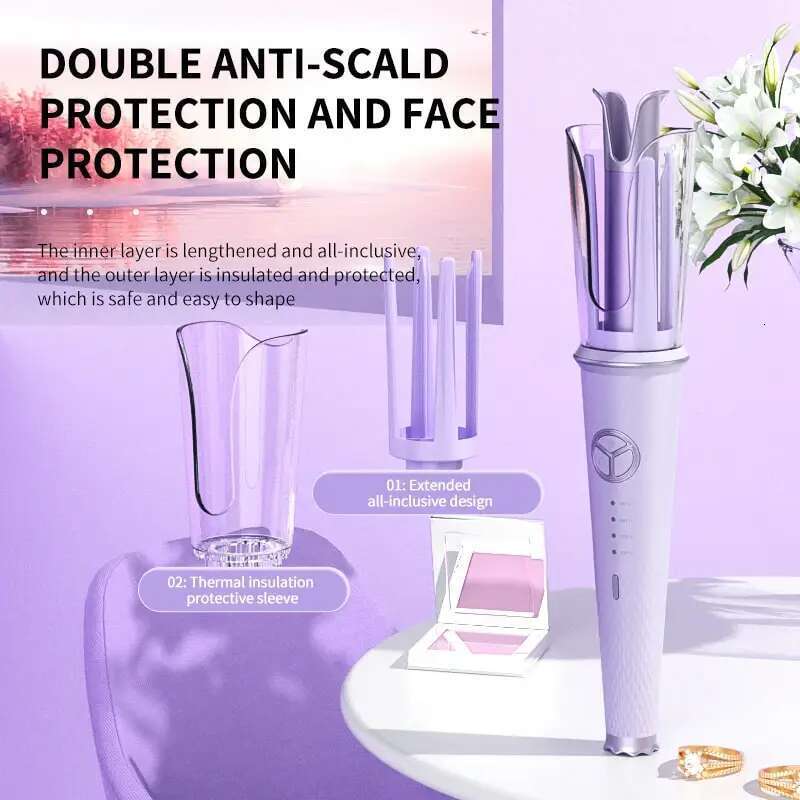 Auto Rotating Curler 32MM Automatic Ceramic Roller Professional Electric Iron Curling Wand Hair Waver