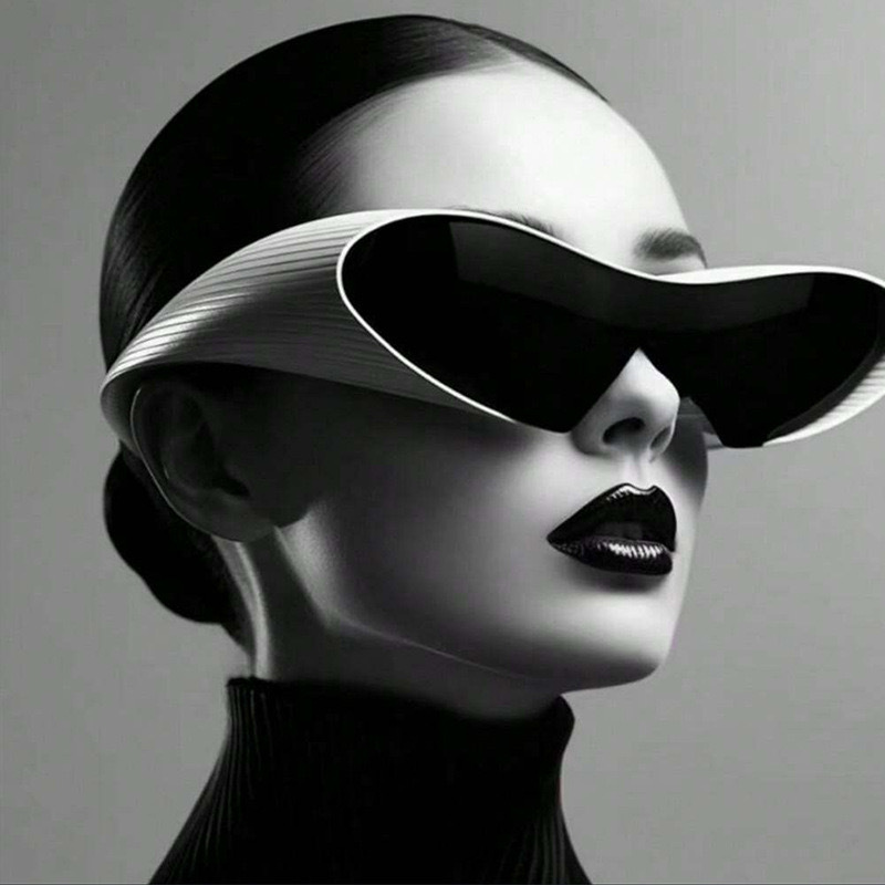 Designer Sunglasses For Women Men Fashion Round Sunglasses Luxury Polarized Lens Goggle Pilot PC Frame Oversized UV400 Eyewear Luxury Style Sunglasses