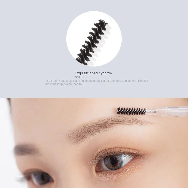 FLORTTE Eyebrow Pencil Trimmer Set Extremely Fine Waterproof Long Lasting Eye Brow Pen Including storage bag 250515