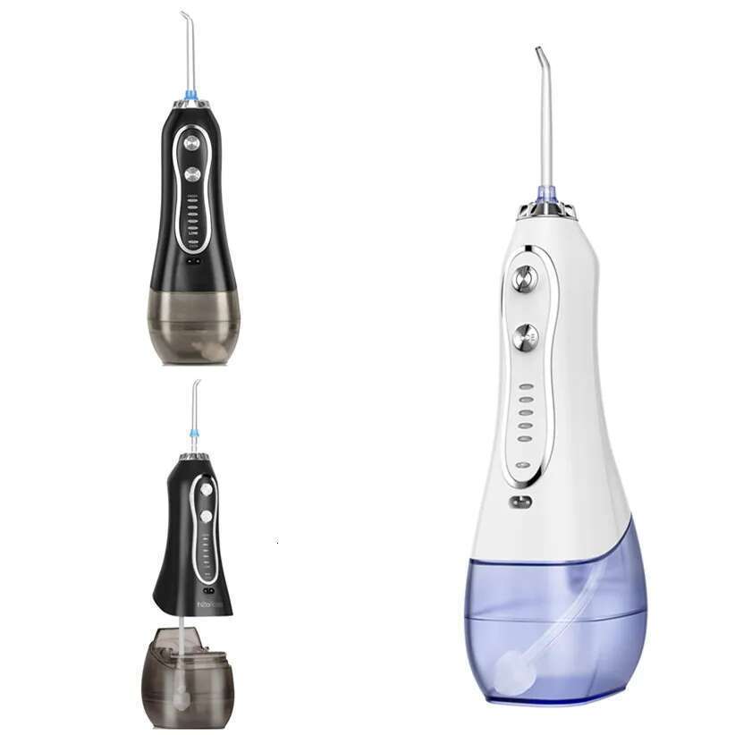 Standard Kit Electric Cordless Oral Irrigator With 5 Pressure Level IPX 7 Waterproof Overheat Protection 300ML Water Capacity