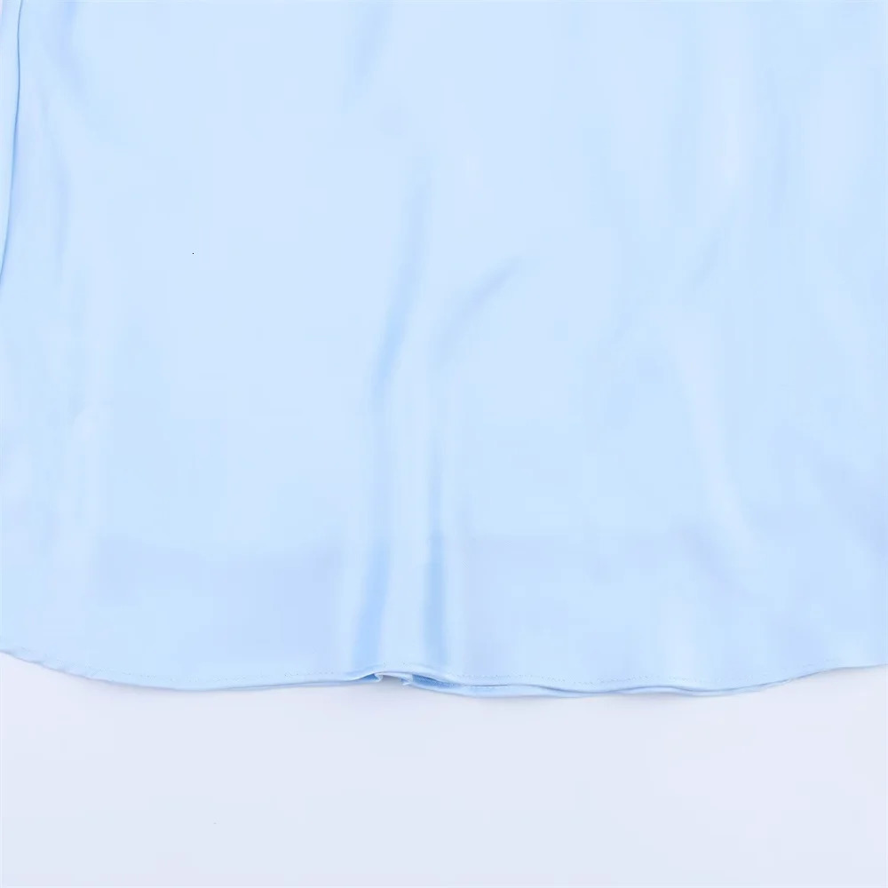 UNIZERA Womens Underwear Silk Texture Midi Hanging Neck Strap Dress SpringSummer Product Casual Wear 250520