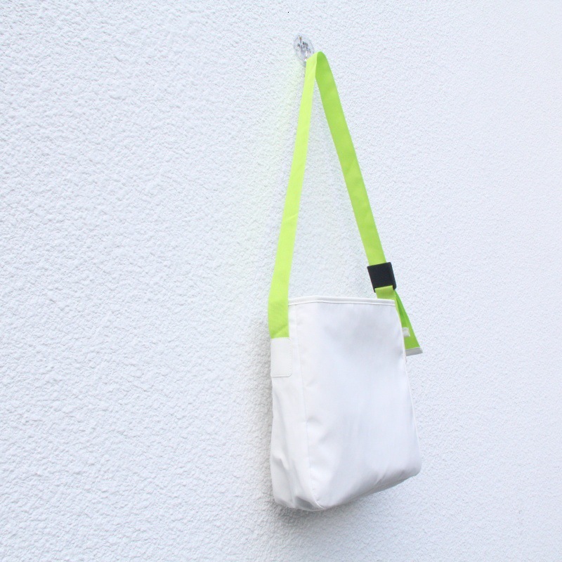 2025 new Slant span fashionable and simple daily white outfit adjustable bag Oxford cloth shoulder bag