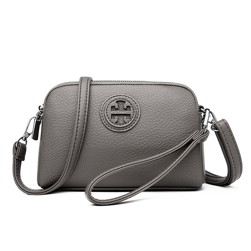 2025 New Outdoor Style Luxury Free Delivery Designer Bag Soft Leather Mini Middle-aged Mother's Phone Multi-layer Handbag Fashionable Single Shou