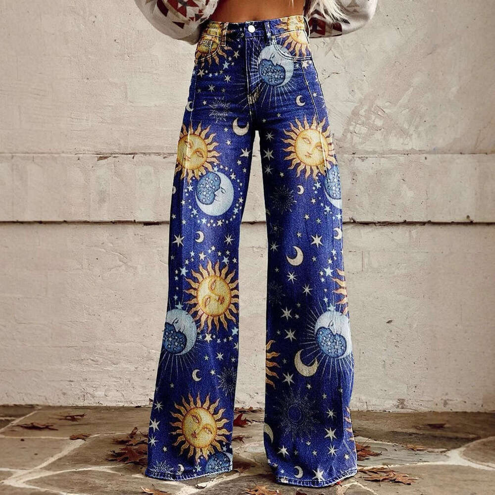 2025 Large Women's Casual Pants Thin Imitation Jeans