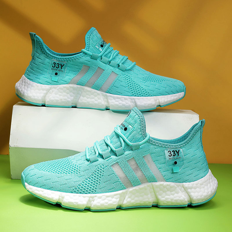 Designer casual shoes 2024 New Breathable Casual Shoes 7-Color Men's Sports Shoes Trendy Shoes Flyknit Men's Shoes E-commerce Explosive Runn