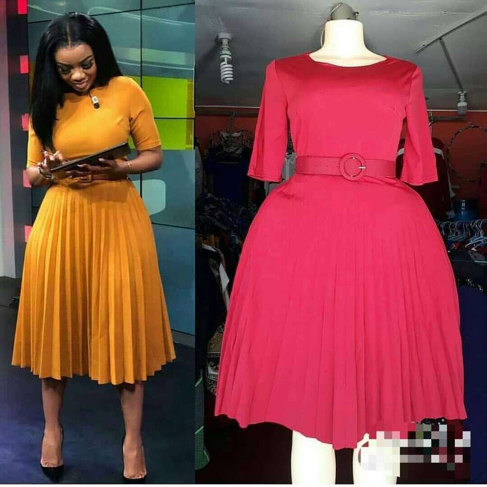 Women's Wear Women's New Summer Fashion Pleated Fashionable Temperament Oversized Solid Round Neck Short Sleeved Dress