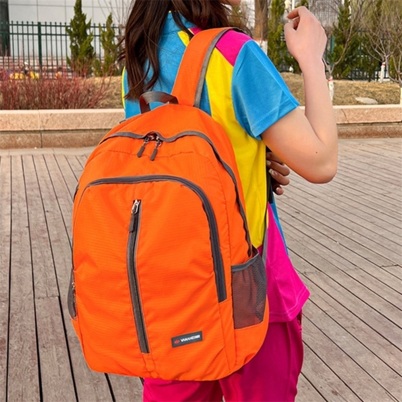 30L Outdoor Foldable Ultralight Backpack for Camping Travel Hiking Men Women Waterproof Fishing Cycling Backpack Daypack 250519