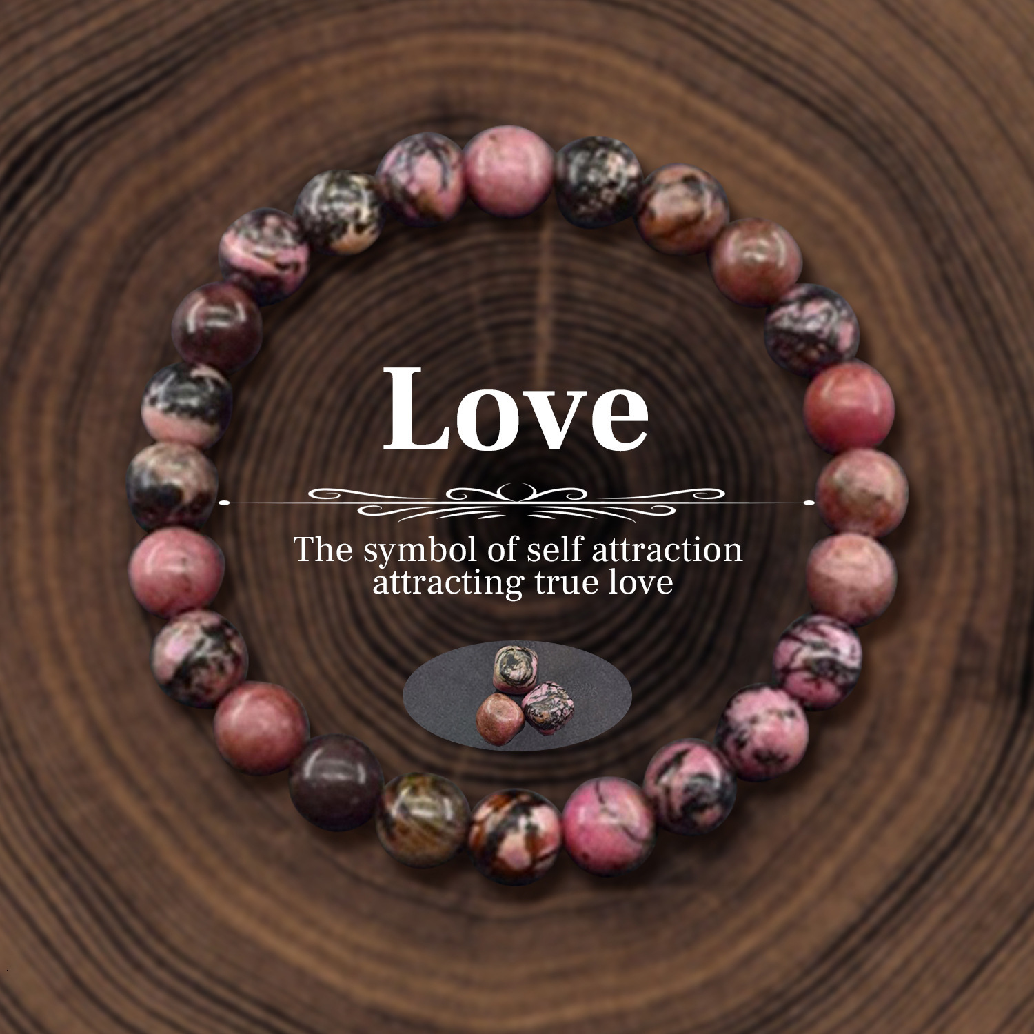 Natural Quartz Healing Crystal Stretch Beaded Bracelet Wealth Money Jewellery Men Women Gifts