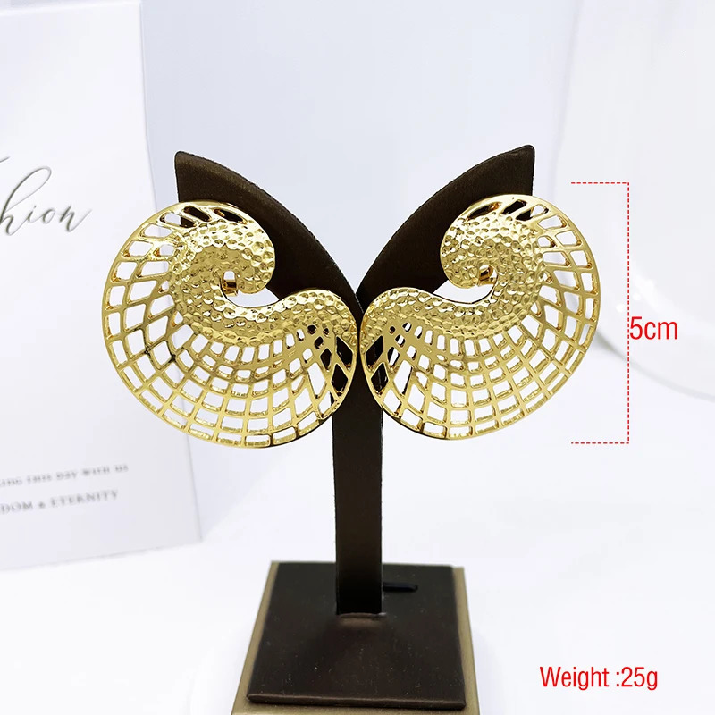 Latest Earrings For Women Fashion Jewelry Big Hoop Earrings Wedding Party Gift Trending 250517