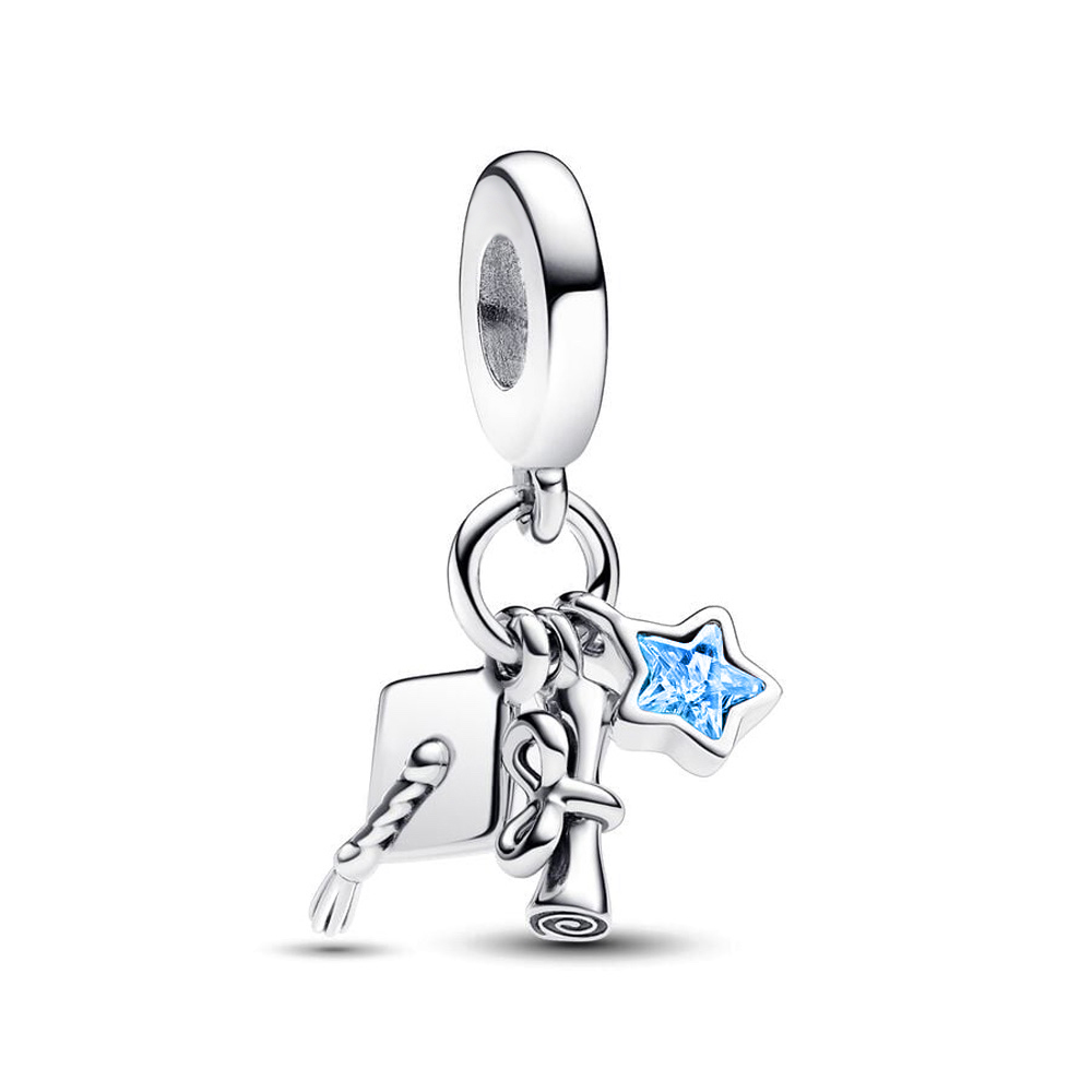 2025 New Original Desgin Graduation Season Series Charm Mortarboard, Scroll, Owl Beads Fit Pan Charms Bracelets Making Jewery Accessories Gift for Gra