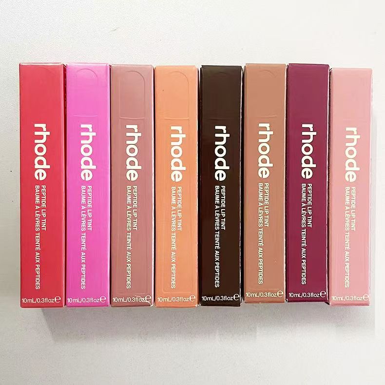 Rhode Make up Lip Gloss rhode Hailey lipstick Moisturizing Shiny glitter liquid lipstick clear lipgloss beauty Cosmetics 9colors to choose