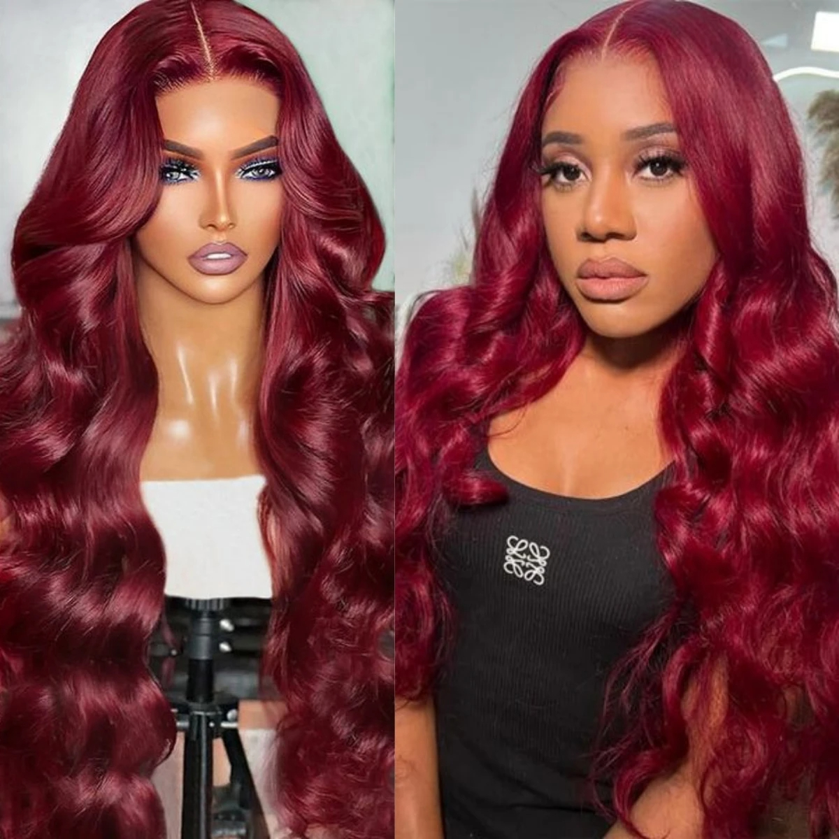 13x4 Lace Front Wigs 34 Inch Body Wave Look Like Human Hair Wear and Go Glueless Brazilian Lace Frontal 250 Density Transparent for Women Synthetic Wi