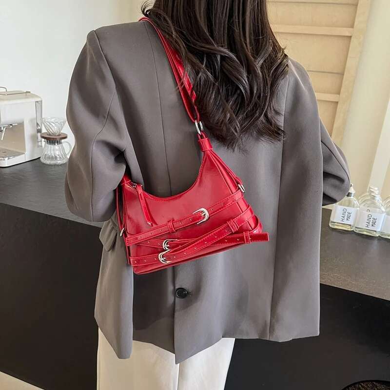 Fashion Versatile Tote Women's Korean Edition Instagram Trendy Large Capacity Underarm 2024 Summer Shoulder Bag