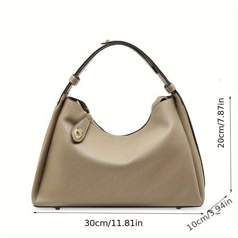 Women's Bags Designer Leather Handbag New Slung Commuter Shoulder Women's Fashion Underarm Atmosphere Lady Storage Mommy Bag