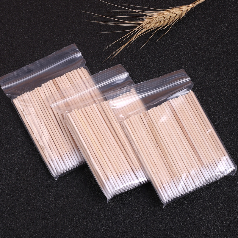 Pointed Cotton Swab For Cleaning Wooden Cotton Stick Makeup Special Toothpick Cotton Swab