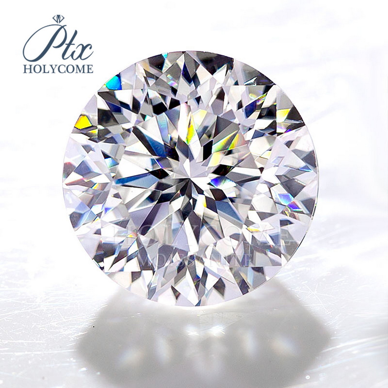 Plum Blossom Cut Round Moissanite Wholesale Price Synthetic D Color VVS1 Loose Moissanite Stones GRA Certificate Diamond Jewelry Moissanite