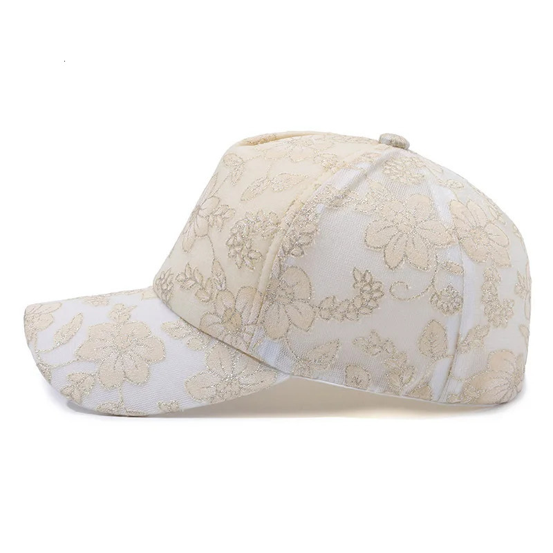 Lightweight Lace Sun Hat For Women - Breathable Uv Protection Baseball Cap | Fashionable Streetwear Accessory With Adjustable 250519