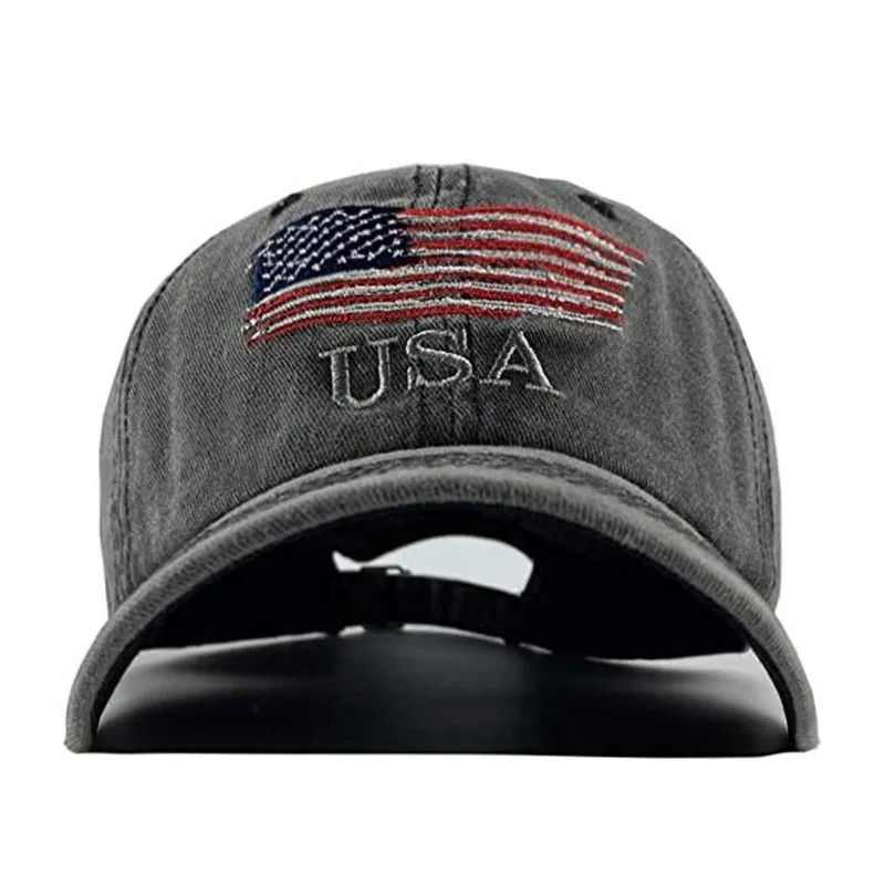 Fashion USA Flag Camouflage Baseball Cap For Men Women Hat Army American Flag Bone Trucker High Quality 250519