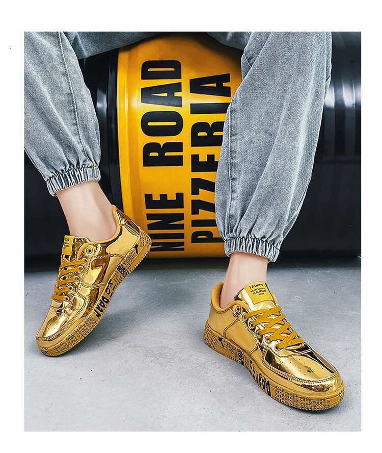 Designer casual shoes ML2025 Men's Explosive Bright Trendy Sports Student Shoes For Amateurs