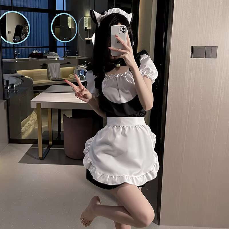 Sweet Maid Uniform Apron Temptation Role Play Sexy Underwear And Pamas Sex Appeal Costume