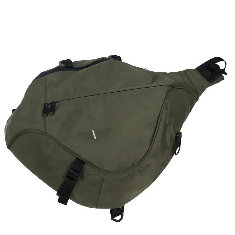 Large Capacity Mens Chest Pack Casual Hip Hop Travel Unisex Crossbody Bag High Quality Nylon Storage Shoulder Bag 250603