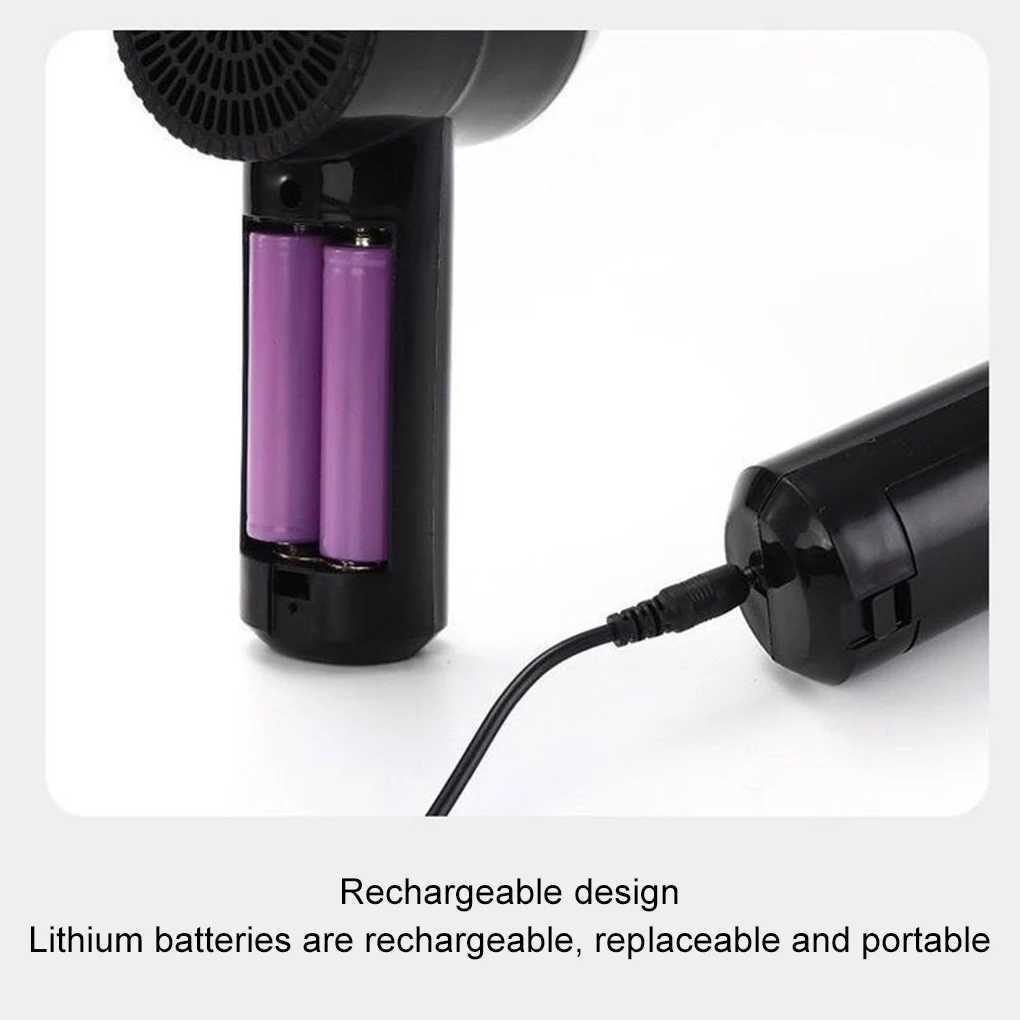 Small Cordless Hair Dryer Rechargeable Portable USB Small Hair Dryer | Cordless Hair Dryer Portable z250520