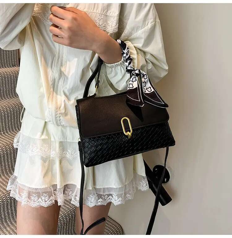 Summer Essential PU Handbag - Women's Crossbody Bag With Lid, One Shoulder Stylish Purse, Ideal For Work & Weekend