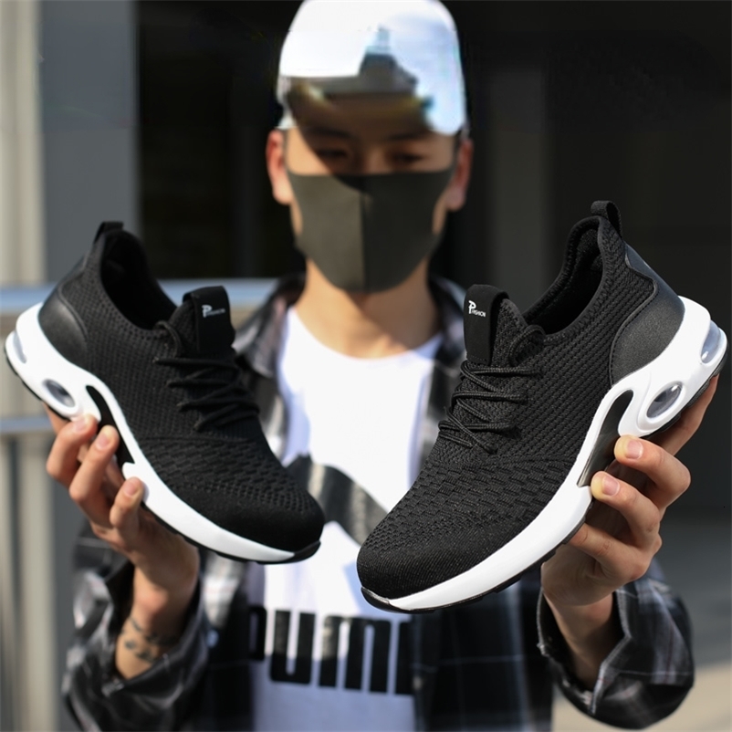 Lightweight Men Safety Shoes Steel Toe Cap Work Sneakers Men Protective ShoesIndestructible Shoes 250519